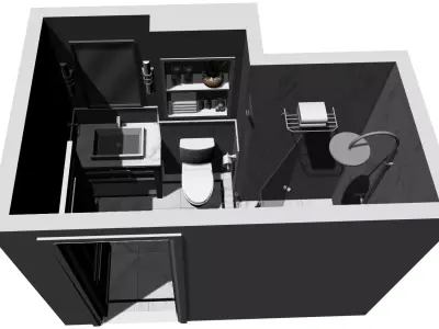 Home interior design 3D model