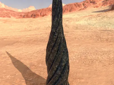 Twisted Skyscraper 3D model