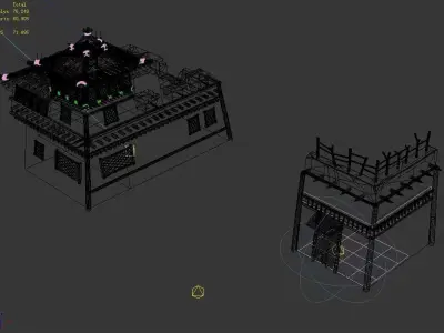 Game Desert - Building - Store 02 3D model