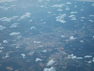 Hebi China City Landscape 3D Model 3D model