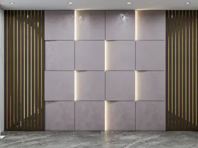 Decorative Wall Panel 3D wall  panel 3d panel 3D model