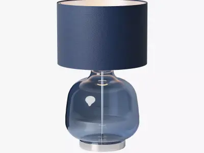 Navy Blue 1 Connor Table Lamp 3D model