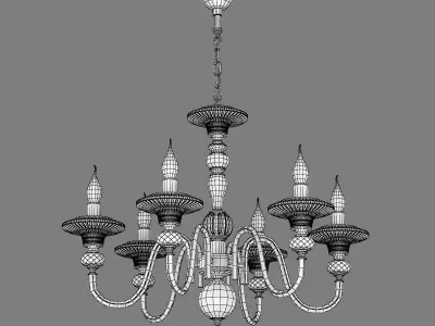 699064 Azzurro Osgona Chandelier 3D model