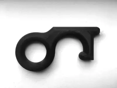 COVID-19 Door Opener 3D print model