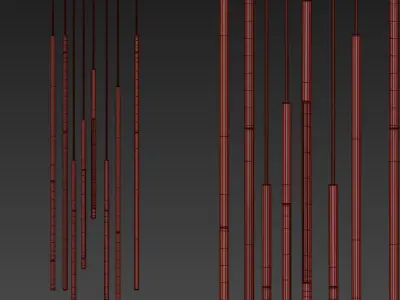 Sattler Palito Mikado Ceiling Light 3D model