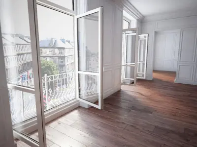 Wooden floor 3D model