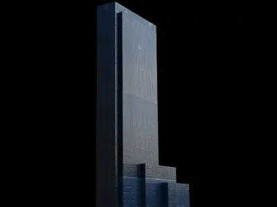 One Penn Plaza - NYC Low-poly 3D model