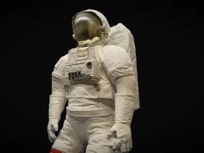 Space suit photogrammetry scan 3D model