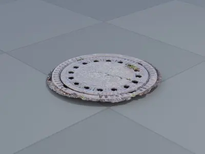 Manhole Photoscan 3D model
