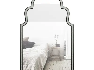 Fifi Contemporary Arch Wall Mirror WRLO4605 3D model