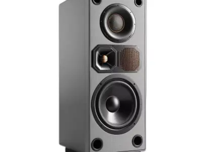 Modern Floor Standing HiFi Speaker Low-poly 3D model