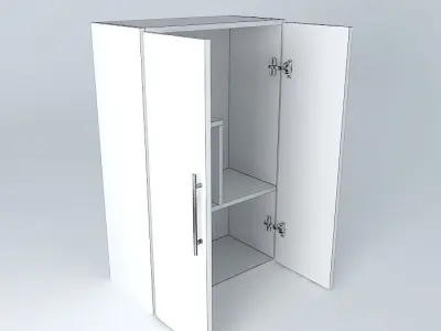Cabinet open Free 3D model