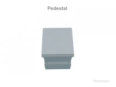 Pedestal 3D model