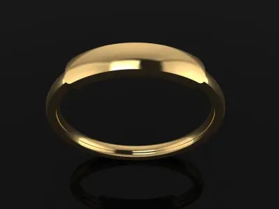 DAINTY ID BAR RING BAND MIX SIZE 4 5 6 7 8 9 10  3D print model