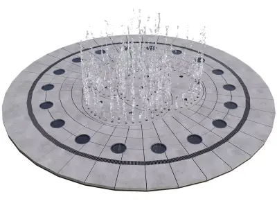 WATERFALL FOUNTAIN CASCADE  NO17 A 3D model