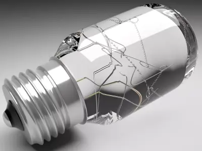 Microwave Lamp 3D model