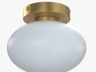 Mushroom Surface Mount in common with PBR 3D model
