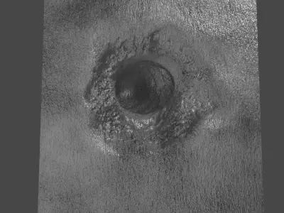 Bullet Hole 3D Model for use in game Low-poly 3D model