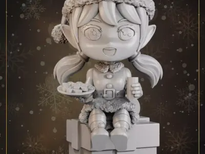 Mieli I Christmas Advent Calendar 3D print model
