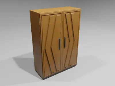Wardrobe - Guarda Roupas Low-poly 3D model
