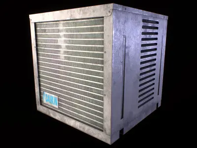 Air Conditioner PBR  Free low-poly 3D model