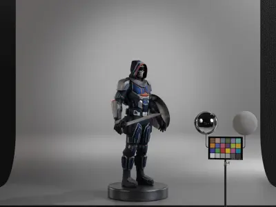 Taskmaster Low-poly 3D model