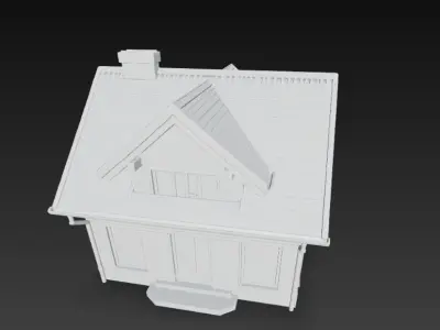 Mini House 2 3D print model