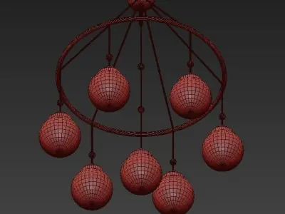 Brioni chandelier 3D model