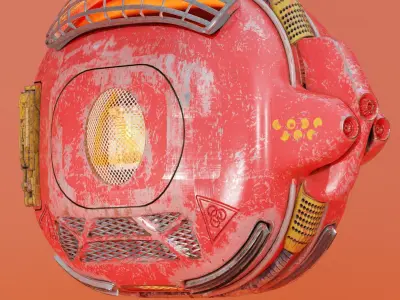 ancient sci fi war machine 3D model