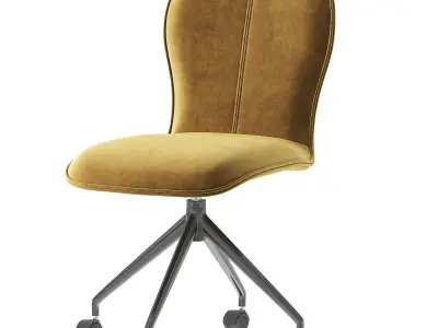 Aspen Designer chair on wheels 3D model
