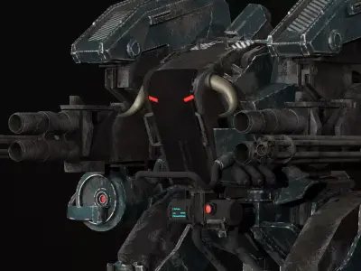 Combat Robot 3d Model 3D model purchase