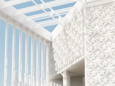 3D Expo 2020 Dubai USA pavilion 3D model 3D model