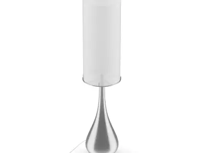 Tall Metal Desk Lamp 3D model