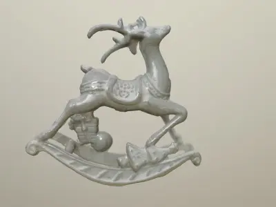 Christmas Reindeer Decoration 3D model
