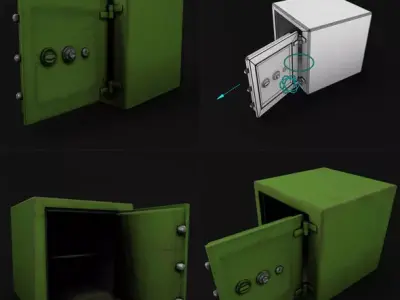 Safe Rigged LowPoly for game Free low-poly 3D model