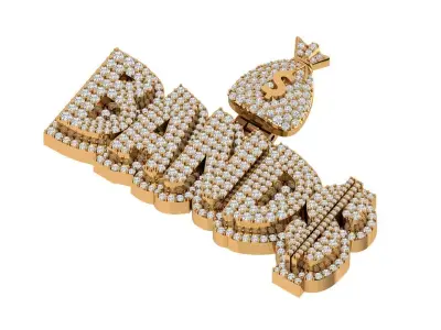 HipHop Pendant 3D print model purchase