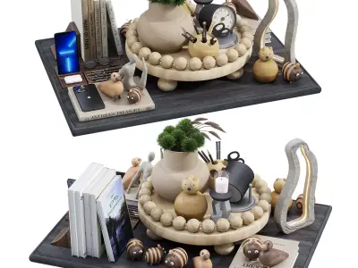 Decorative set 010 3D model