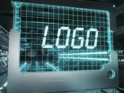 Technology space shuttle tunnel 3D model