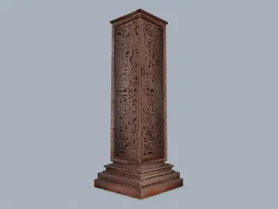monolith Low-poly 3D model