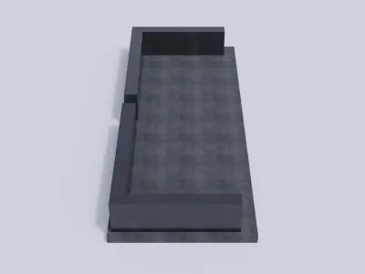 Outdoor Patio Base Free low-poly 3D model