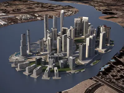 Creek Harbour Dubai 3D model