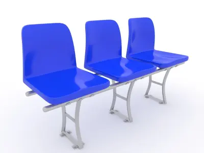 Collection Stadium Seats 1 3D Model Pack