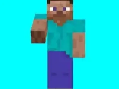 Minecraft character base Low-poly 3D model