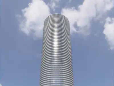 Parametric Building 1b12 3D model