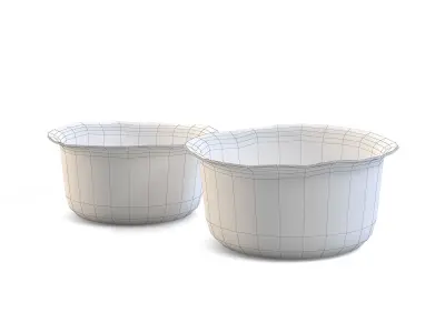 Old Bowls 3D model