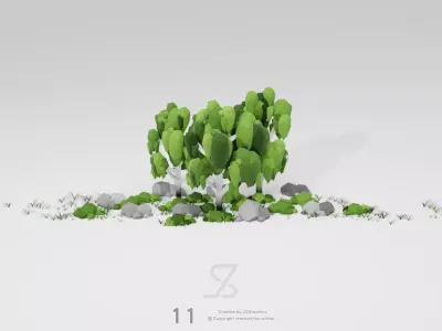 Birch Tree Free low-poly 3D model