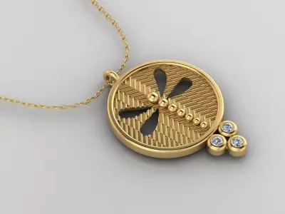  Pendant P124 3D Print Model 3D print model