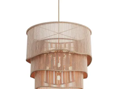 Nimes 11 Light Chandelier 3D model