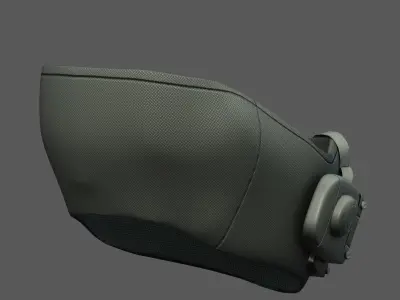 Gas masm respirator scifi futuristic 3d model  Low-poly 3D model