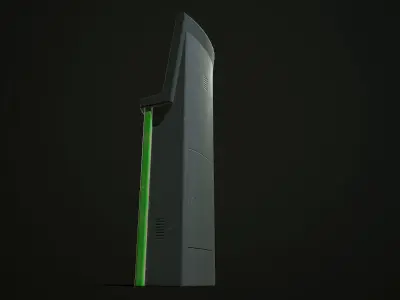 Cash Terminal 01 Low-poly 3D model